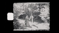 lovely moment of the bride and groom captured on super 8mm film