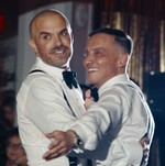 gay couple during their first dance