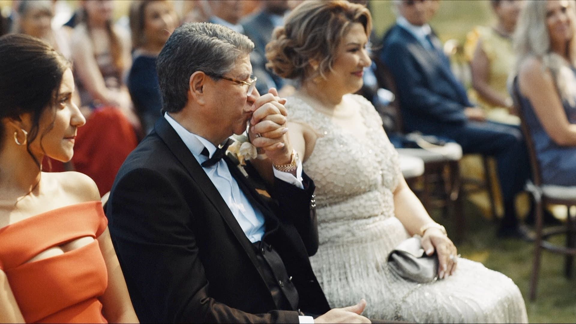 parents at persian wedding ceremony