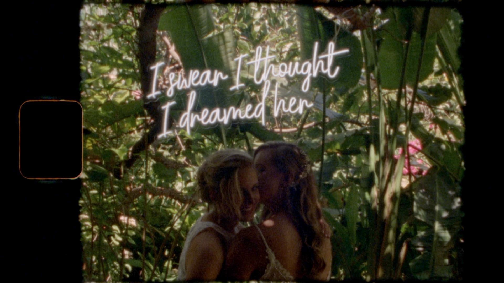 neon signage at a holly farm wedding