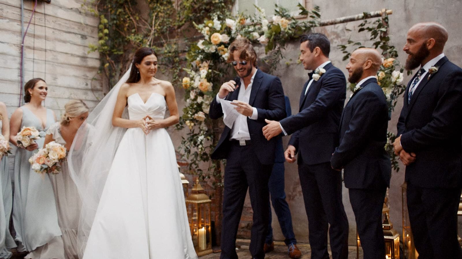 wedding ceremony at race and religious in nola
